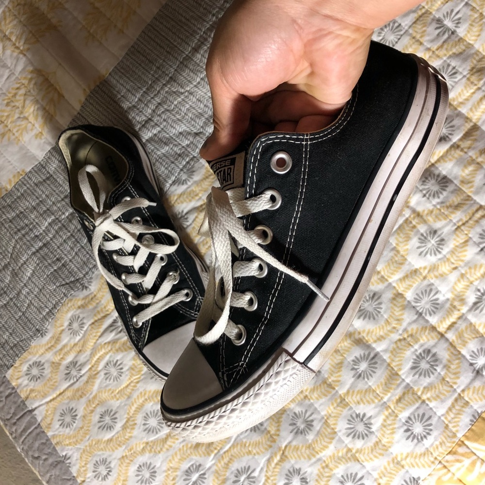 Black Converse Size W8 M6